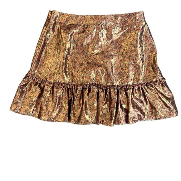 NWT Loveshackfancy Jovanna metallic mini pink orchid size 8 - Picture 6 of 15